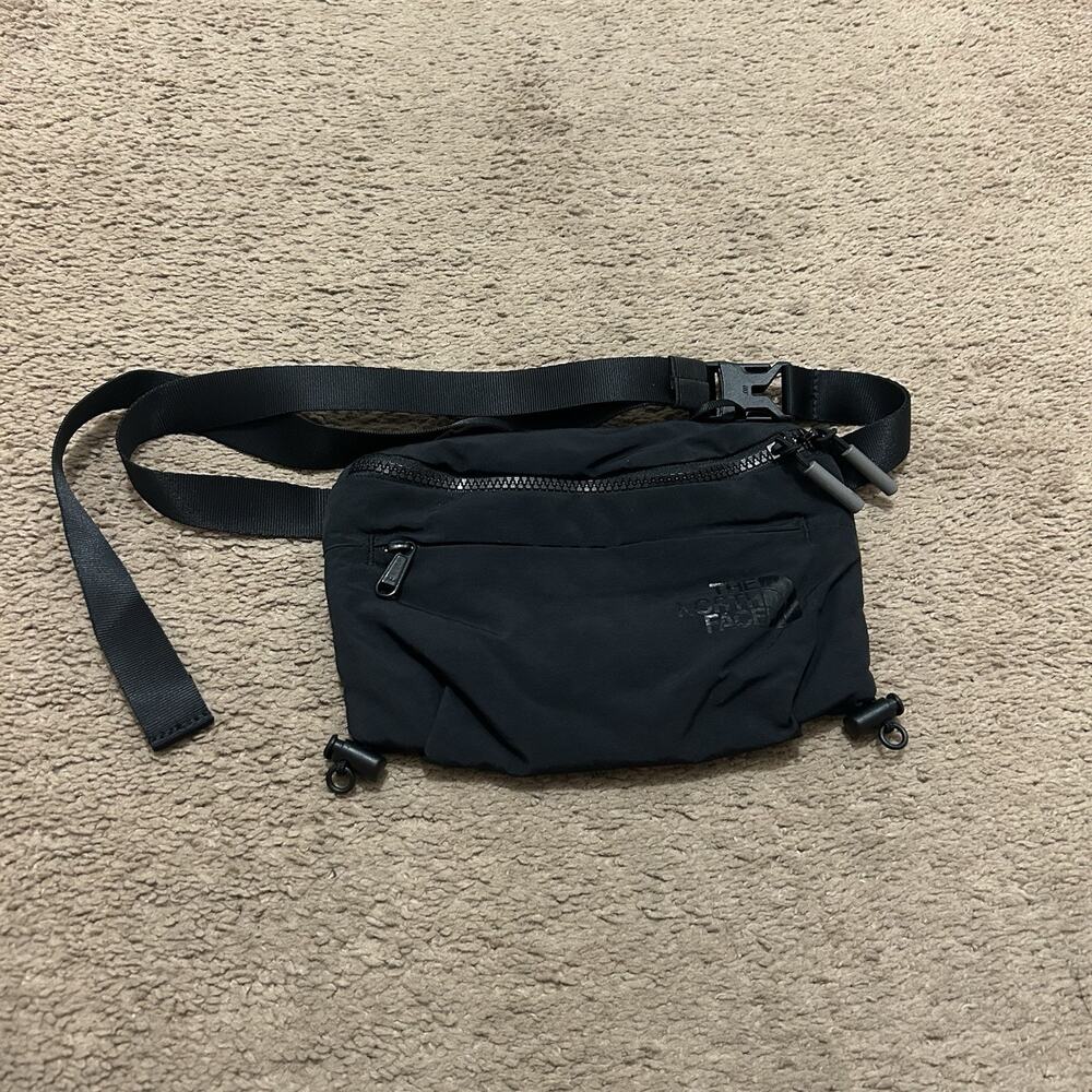 North Face Never Stop Lumbar Bag Fanny Crossbody Black